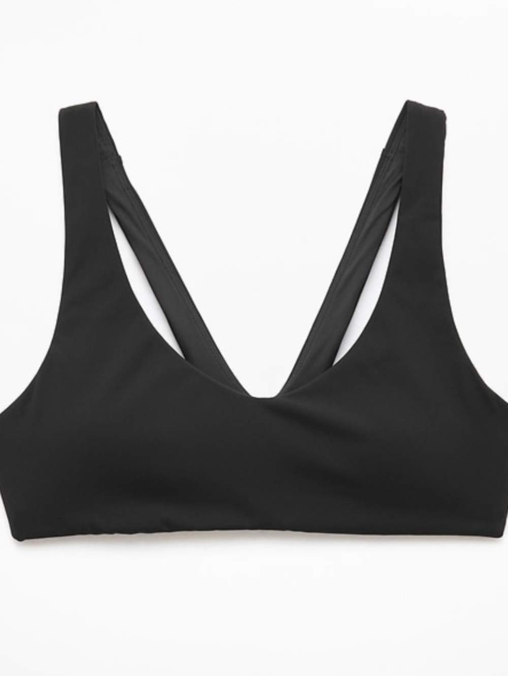 Athleta Seacoast Bikini Top Black -sz Medium